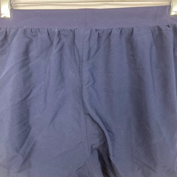 Under Armour Shorts Womens Sz XS Navy Blue Running Loose Heatgear Pull On Logo - Picture 4 of 11